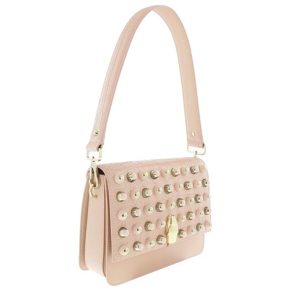Roberto Cavalli Milano Rmx 00 Nude Large Shoulder Bag